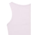 thumbnail image 5 of J. METHOD Women's Tank Top Sleeveless Racerback Basic Stretch Comfy Slim Fitted Ribbed Knit Tops Workout Yoga T Shirt NEWT386 Lilac M, 5 of 6