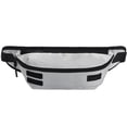 thumbnail image 1 of Hukapapa Riñonera para exteriores Bolsa de cintura con hombro de viaje de poliéster impermeable de gran capacidad gris, 1 of 5