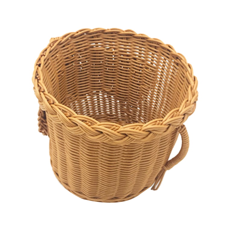 Handmade Bamboo Elephant Wicker Picnic Basket Food Bread Camping Picnic Ba F7C1 