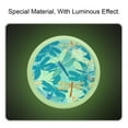 thumbnail image 2 of PhooArto Blue Dragonfly Pattern 4 PCS Crystal Glass Cabinet Knobs, Drawer Kitchen Cabinets Dresser Cupboard Wardrobe Pulls Handle - Glowing in the Dark, 2 of 7