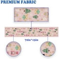 thumbnail image 2 of Pink Table Runner Pastel Christmas Nutcracker Table Runners Seasonal Kitchen Dining Table Decoration for Winter Home Party Banquet Decor 13x72 Inch, 2 of 5