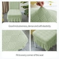thumbnail image 6 of KQJQS Chair Covers for Dining Chairs, Dining Room Chair Covers, Stretch Chair Slipcovers, Removable Washable Kitchen Chair Cover for Home Hotel Banquet Decoration, 6 of 6