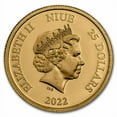 thumbnail image 2 of 2022 Niue 1/4 oz Gold $25 Disney Scrooge McDuck 75th Anniversary, 2 of 4
