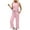 Pink, variant on bnaln Women's Summer Casual 2 Piece Outfits Loose Sleeveless Tank Tops Wide Leg Pants Sets Summer Vacation Travel Tracksuit Soft Cozy Loungewear Sweatsuit Comfy Lounge Sets