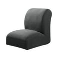 thumbnail image 2 of GUOOL Polyester Fabric Armless Chair Slipcover Furniture Protection Removable Non-Slip Dark Gray, 2 of 9