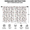 thumbnail image 2 of Blackout Kids Curtains,White Cow Moo Pattern Childrens Insulated Curtains Set Of 2,Bedroom Essentials,Toddler Room Decor 42x54in(106x137cm), 2 of 5