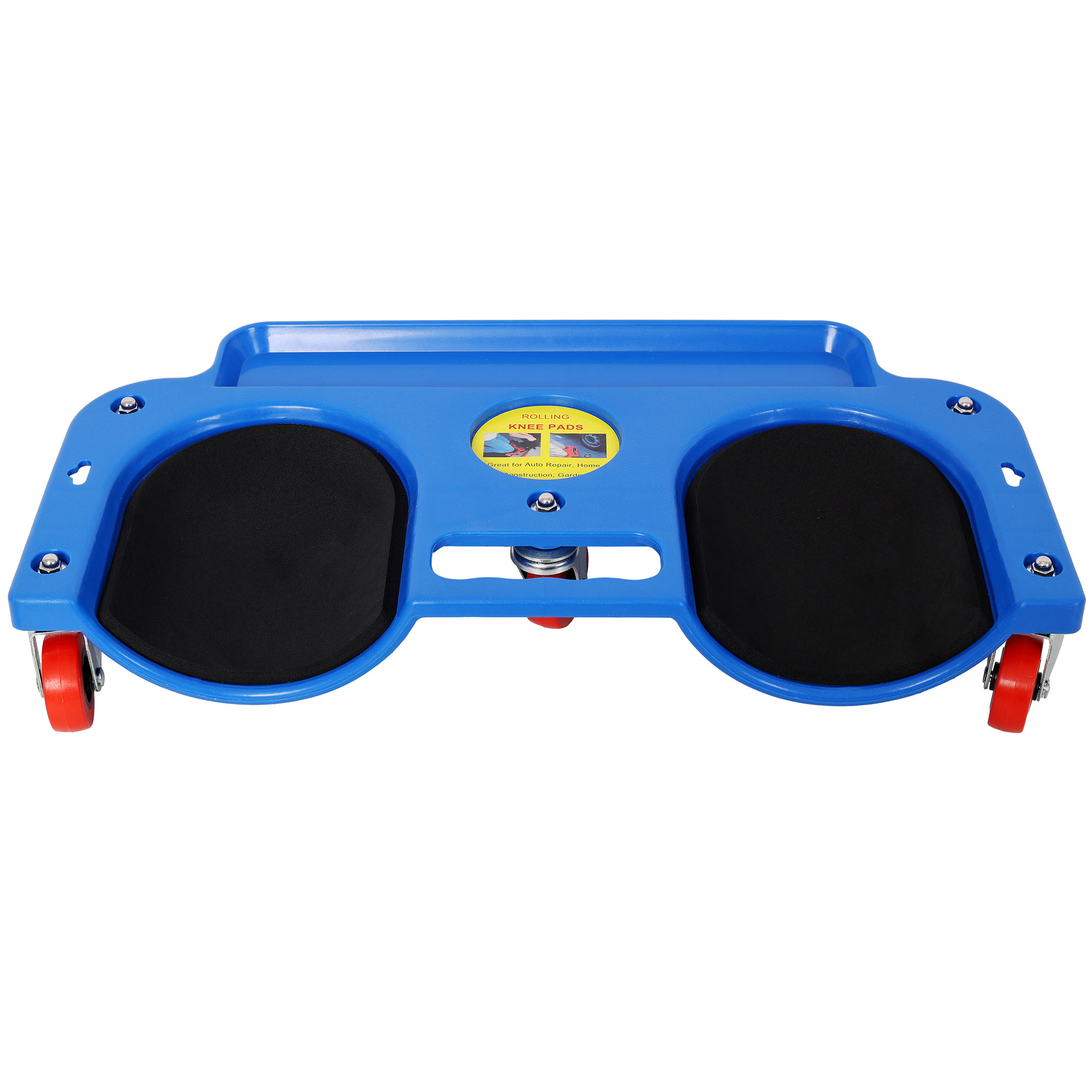 Rolling Knee Creeper Durable Knee Pads with 360 Degree Turn Casters and Tool Tray,for Garage Workshop Garden