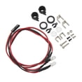 thumbnail image 1 of RC Car Spotlight, LED RC Headlights Plastic White Lighting 4.8 To 7.4V  For 1/24 For 1/10 Round Lamp, 1 of 8