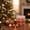 Orange, variant on 12-Piece Orange Hanging Design Christmas Ornament Ball Set, Plastic Decorative Tree Bauble Collection, Holiday Hanging Ball Set for Christmas Tree Party and Home Display and Holiday Display