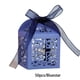 thumbnail image 4 of Inteprter Cajas de regalo de 50 piezas, soporte para paquete de galletas de Chocolate y aperitivos, organizador de contenedores huecos de cinta Kits de decoración para fiestas Azul, 4 of 6