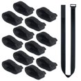 thumbnail image 1 of Uonika Correas para cables de 36 pulgadas, 12 unidades, gancho y bucle de sujeción reutilizables, bridas para cables de utilidad, envolturas, correas de cincha ajustables, 1 of 1