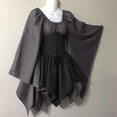 thumbnail image 2 of 2025 Médiéval pour Femmes Robes d'Été Décontractées Robe Chemise à Manches Trompette avec Corset Robe Traditionnelle Rétro à Manches Longues Corset, 2 of 3
