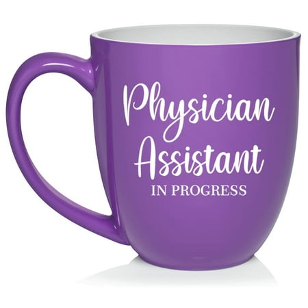 

Physician Assistant In Progress Ceramic Coffee Mug Tea Cup Gift (16oz Purple)