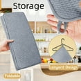 thumbnail image 4 of Behome Dish Drying Mat, 2 Packs Large Dish Drying Mat, 18x24 Inch Large Size Highly Absorbent Dish Drainer Mat for Kitchen Counter, Gray, 4 of 7