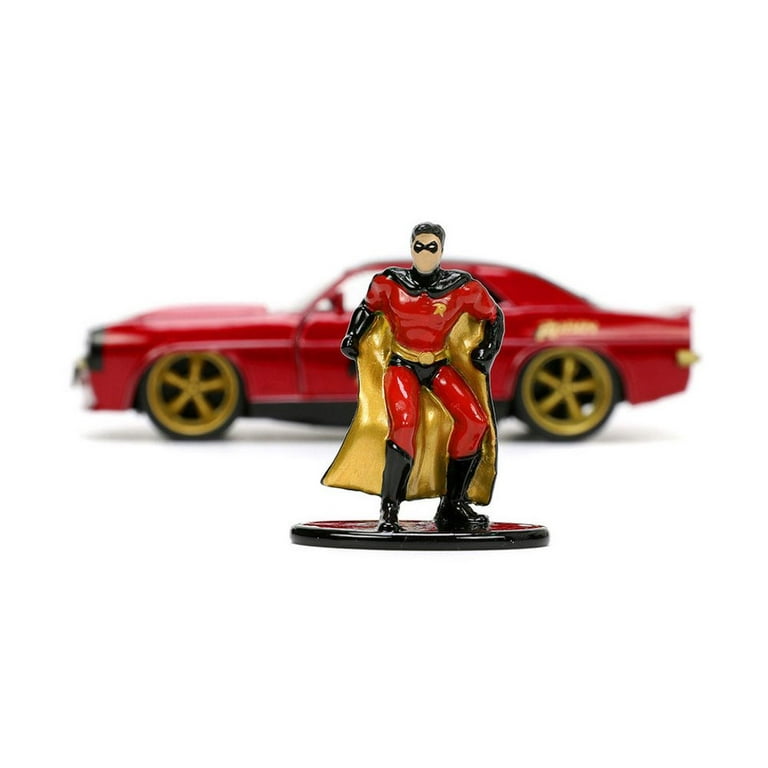 1969 Chevy Camaro w/ Robin Diecast Figure, DC Comic - Jada Toys