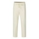 thumbnail image 4 of Pantalones deportivos holgados de poliéster para hombre, de color liso, informales, con cordón y cintura elástica y bolsillos., 4 of 5