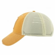 Pabst Blue Ribbon Patch Distressed Mesh Back Hat