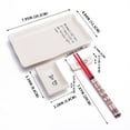 thumbnail image 4 of 4 Pcs Japanese Sushi Plate Dinnerware Set White With Chinese Calligraphy Design, 4 of 4