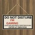 thumbnail image 6 of BKBP Gamer Gifts for Teen Boys Girls Do Not Disturb I'm Gaming Room Decor Wooden Hanging Door Signs for Kids Boys Bedroom Door Wall Decoration, 6 of 8