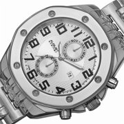 August Steiner Quartz Silver Dial Silver-tone Alloy Men's Watch AS8140SS