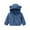 A01-Blue, variant on Jinhomg Toddler Boys Girls Fuzzy Fleece Jacket Casual Full Zip Sherpa Coat Kids Cute Bear Ear Faux Fur Jackets Soft Outwear with Pockets