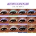 thumbnail image 2 of QIBEST-sombra de ojos líquida con purpurina, larga duración, nacarada, brillante, lentejuelas, gusano de seda, maquillaje de ojos, cosméticos, 2 of 5