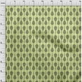 thumbnail image 3 of oneOone Velvet Lime Green Fabric Asian Floral Block Craft Projects Decor Fabric Printed By The Yard 58 Inch Wide, 3 of 3