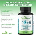 thumbnail image 5 of Forest Leaf Hyaluronic Acid Supplement for Joint Support and Anti Aging, 120 Vegetable Capsules, 5 of 8