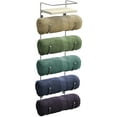 thumbnail image 2 of Five Level Bathroom Towel Rack Holder and Organizer - Silver, 2 of 11