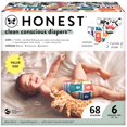 thumbnail image 1 of Pañales The Honest Company Clean Conscious Beary Cool, talla 6, 1 of 8