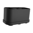 thumbnail image 1 of Organizador de escritorio multifuncional Fernando 5 compartimentos porta brochas de maquillaje negro, 1 of 8