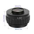 thumbnail image 2 of 0.35X C-Mount Microscope Camera Adapter for Trinocular Stereo Microscopes, Enhanced Field of View, Durable Metal Construction, Easy Internal Structure Observation, Includes Hex Wrench, 2 of 7