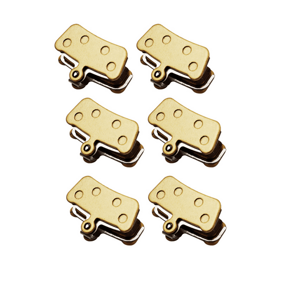 6 Pairs Mountain Bike Metallic Disc Brake Pads for Guide //R Avid XO E7 E9 Trail 4 Pistions