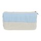 thumbnail image 1 of Bolsas de maquillaje con cordón bordadas de estilo casa únicas para vacaciones Beige Azul Poliéster, 1 of 6