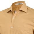 thumbnail image 3 of Camisa basica Michel Blanc hombre Avellana, 3 of 5