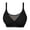 CBO72-Black, variant on Jelly Bras For Women No Underwire Wireless Push Up Bra Soft Support Comfort Seamless Full Coverage Bras Black Large