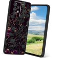 thumbnail image 1 of Compatible with Samsung Galaxy A32 5G Phone Case, Gold-Floral-Dark-Grunge-Academia-aesthetic-3 Case Men Women, Flexible Silicone Shockproof Case for Samsung Galaxy A32 5G, 1 of 1