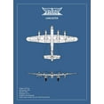 thumbnail image 2 of Rogan, Mark 19x24 Black Ornate Wood Framed with Double Matting Museum Art Print Titled - BP Avro Lancaster, 2 of 4