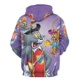 thumbnail image 3 of Tom And Jerry Mens Womens Novelty Hoodie 3D Print Pullover Hooded Long Sleeve Sweatshirts Tops Blouse with Pocket, 3 of 8