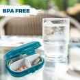 thumbnail image 4 of MEDca Pill Organizer Box - 4 Compartment Travel Medication Carry Case, 4 of 7