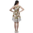 thumbnail image 6 of Moomaya Sleeveless Tunic Cotton Dress Short Flared Pouf Dress Ladies Swing Dress, 6 of 6