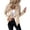 Apricot Color, variant on Women's Faux Suede Jackets Fashion Fall Clothes Long Sleeve Open Front Cropped Coat Outwear Color L