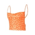 thumbnail image 3 of KelaJuan Women Short Vest Tops, Sleeveless Floral Off Shoulder Casual Party Street Crop Sling Vest, 3 of 7