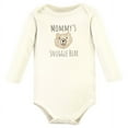 thumbnail image 4 of Hudson Baby Cotton Bodysuit, Pant and Shoe Set, Snuggle Bear Long Sleeve, 6-9 Months, 4 of 5