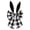 White, variant on ZMKIAG 16 Inch Rustic Easter Bow with Bunny Ears - Decorative Fabric Bow for Spring Wreaths, Tree Toppers, Front Door, Wall and Window DIY Holiday Crafts and Home Decor