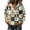 06#Khaki, variant on Women’s Halloween Print Hoodie Ghost Pumpkin Spider Web Design Zip Up Long Sleeve Jacket for Fall Casual Party Wear