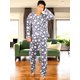 thumbnail image 4 of Pijama De Hombre Afelpada Pantalón Sudadera Tela Polar Suave, 4 of 5