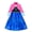 A, variant on Anna Frozen Princess Dress Snow Queen Costume for Girls Birthday Party Halloween Christmas Cosplay Outfit Toddler Kids