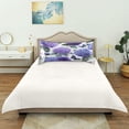 thumbnail image 5 of Satin Pillowcase Home Luxury Envelope Pillowcases Soft And Smooth Bright Purple Hydrangeas, 5 of 6
