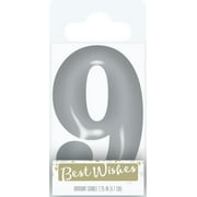 Best Wishes Premium By Cake Mate Numeral Candle-#9